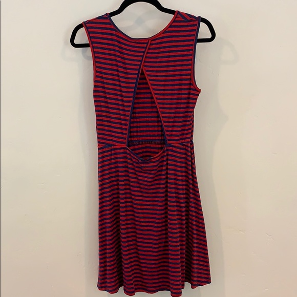 Alya Dress, Red & Blue, Summery, Size Medium - Picture 2 of 3